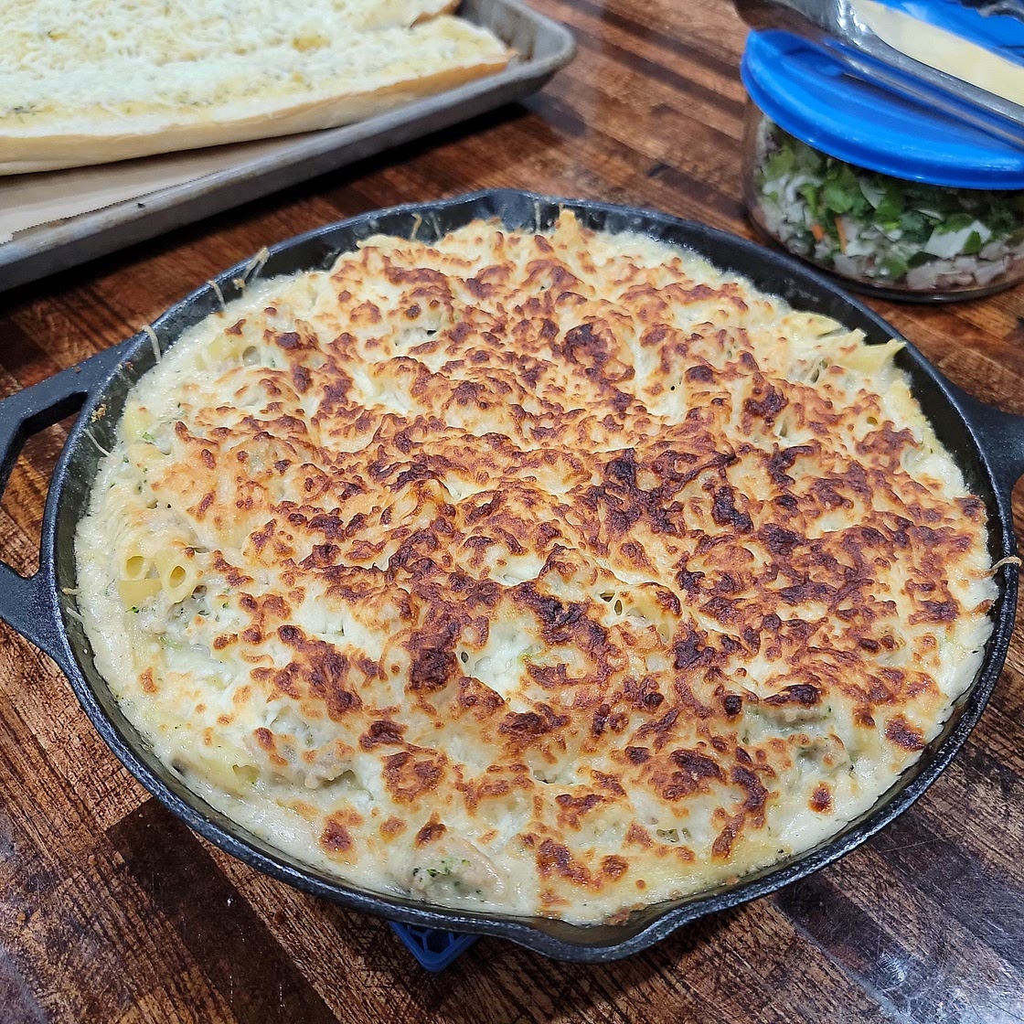 Ground Chicken Alfredo