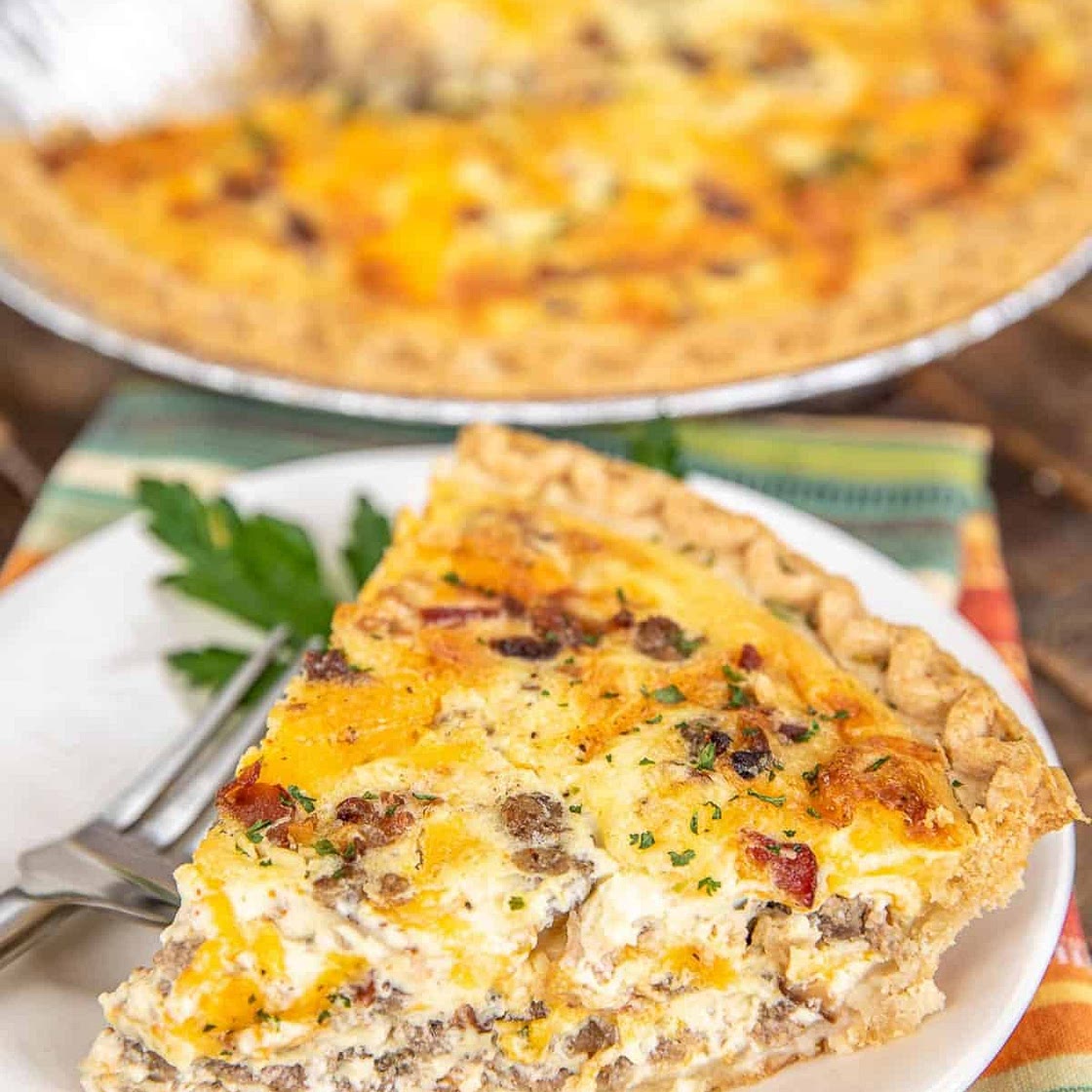 Bacon Cheeseburger Quiche