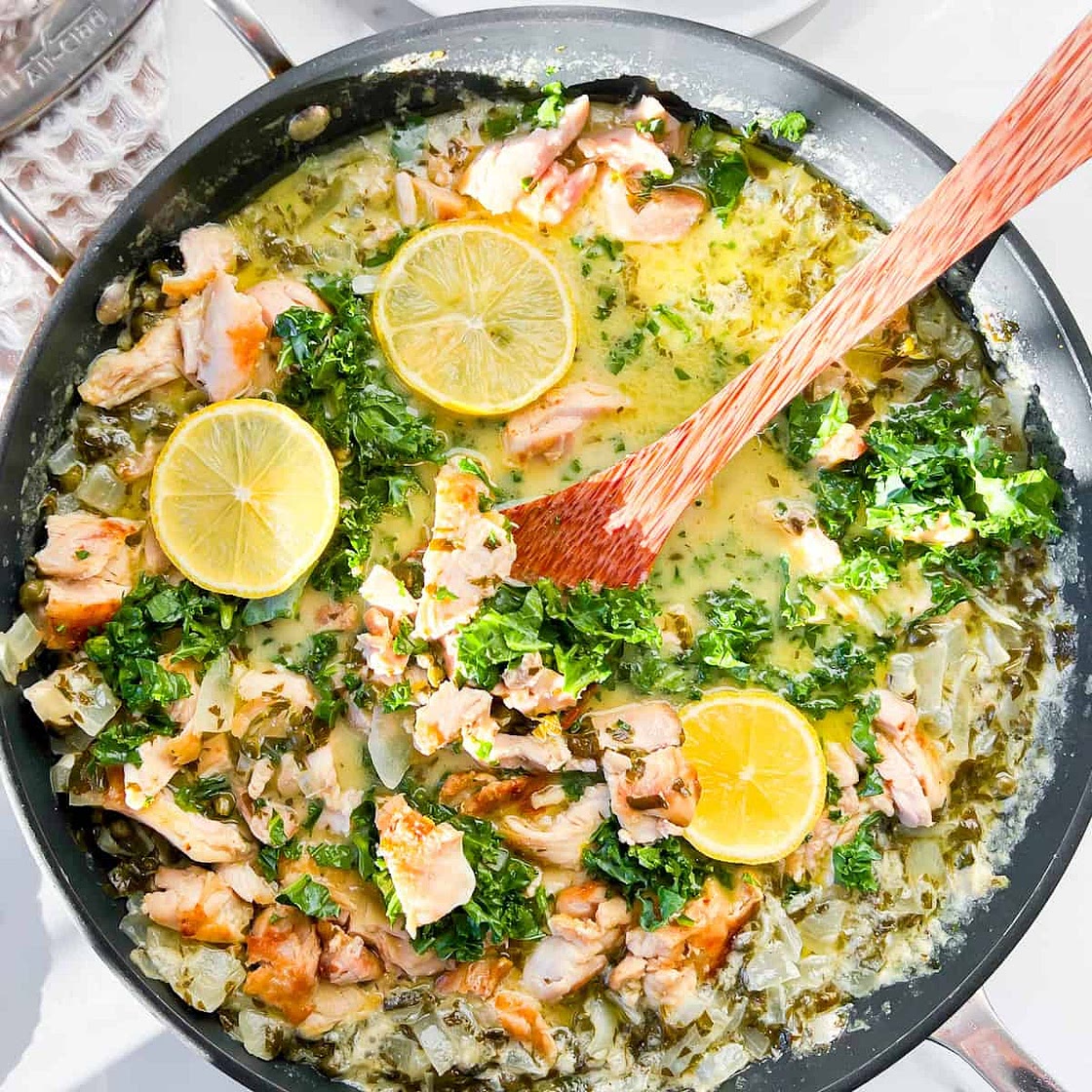 Chicken Piccata Soup