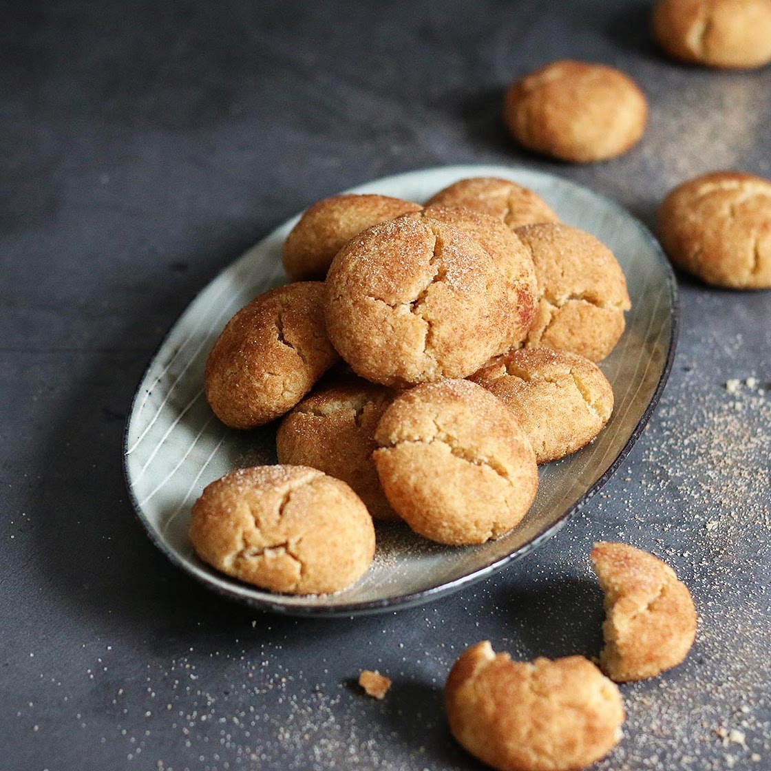 Keto Snickerdoodles (low-carb & glutenfrei)
