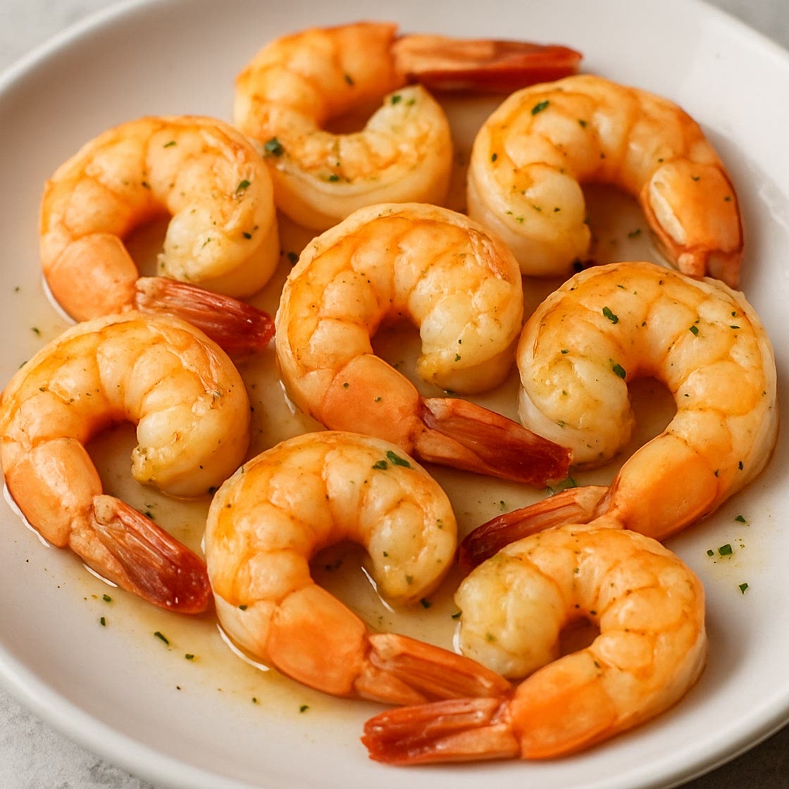 Perfectly Cooked Shrimp