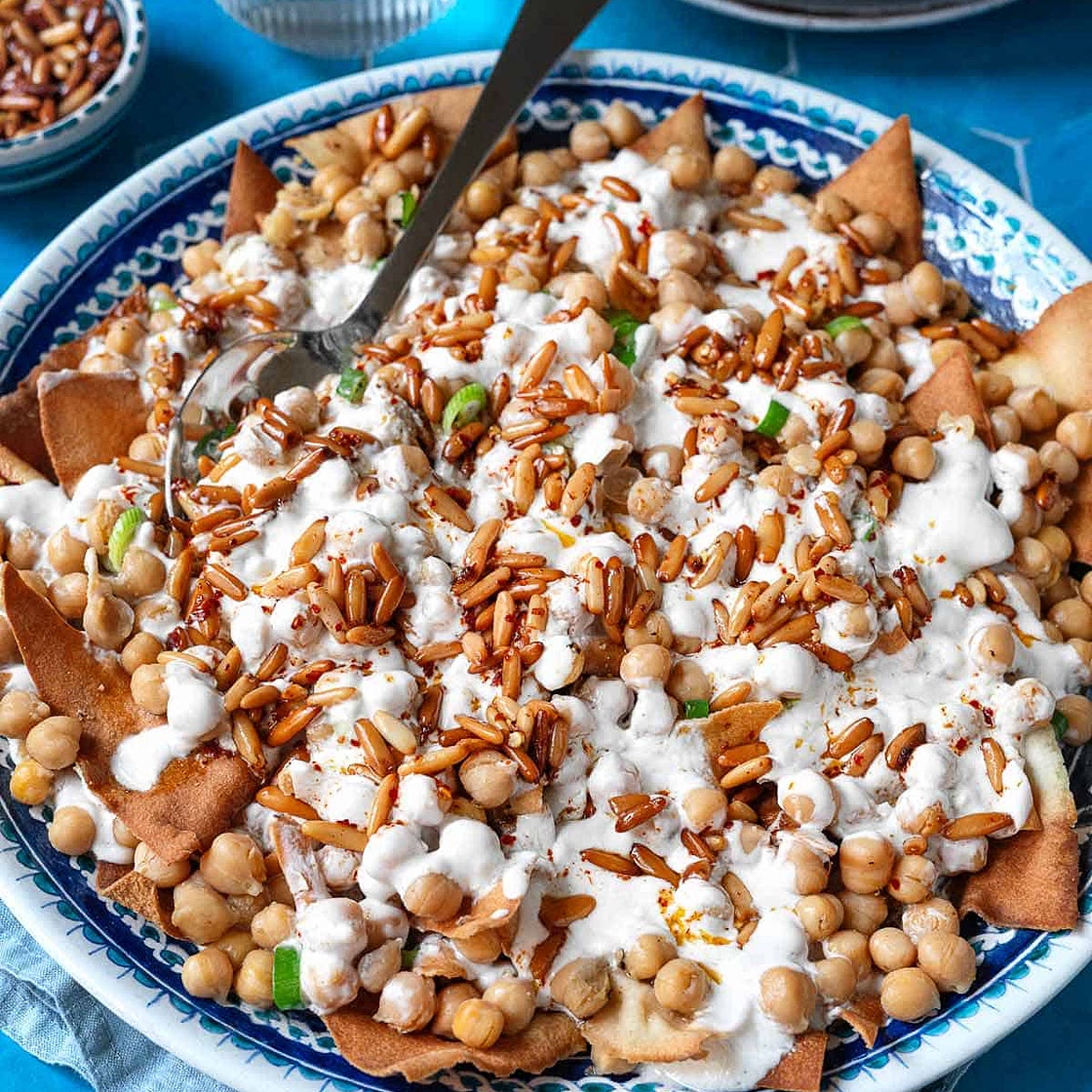 Fatteh (Spiced Chickpeas with Crispy Pita and Garlicky Yogurt)