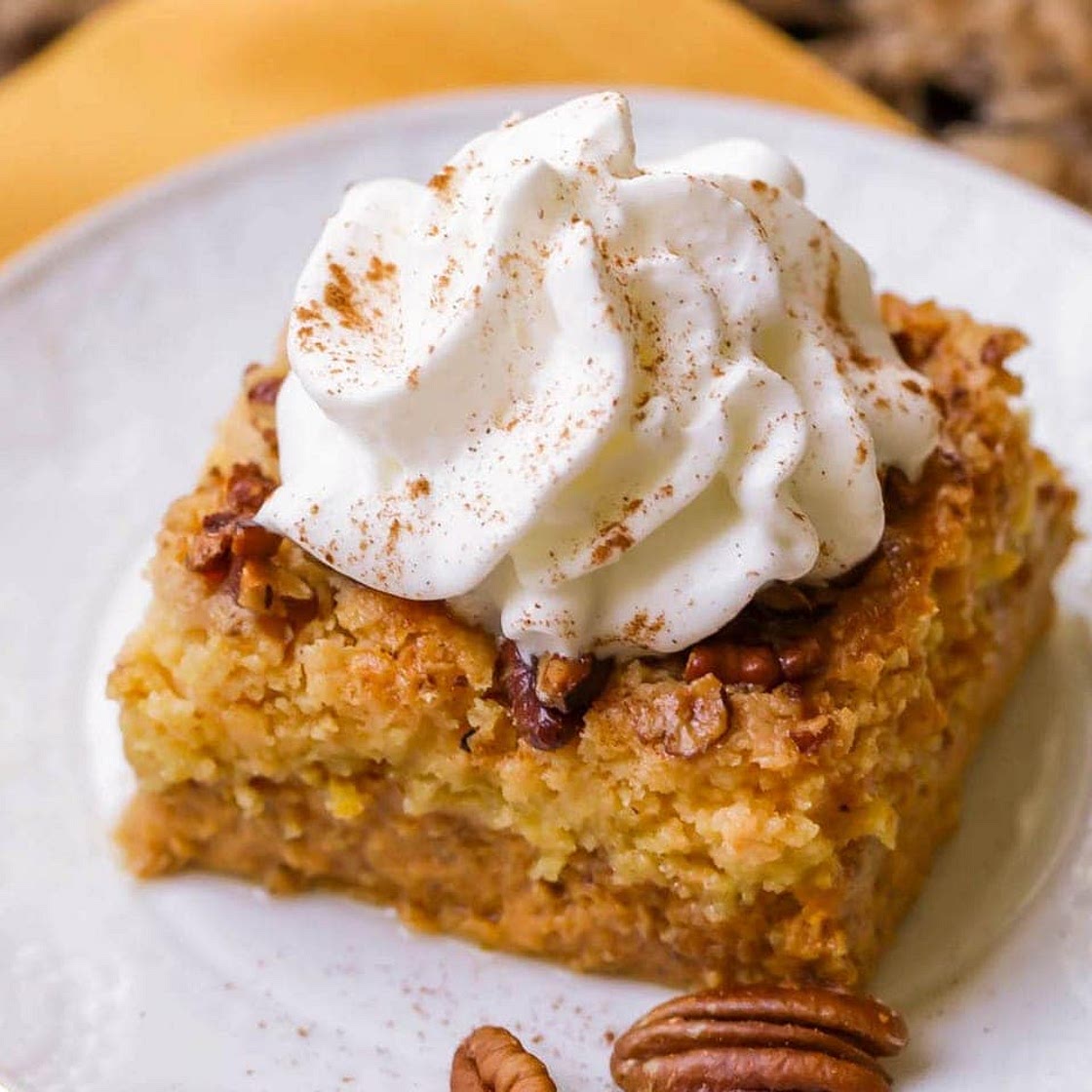 Pumpkin Dump Cake Recipe