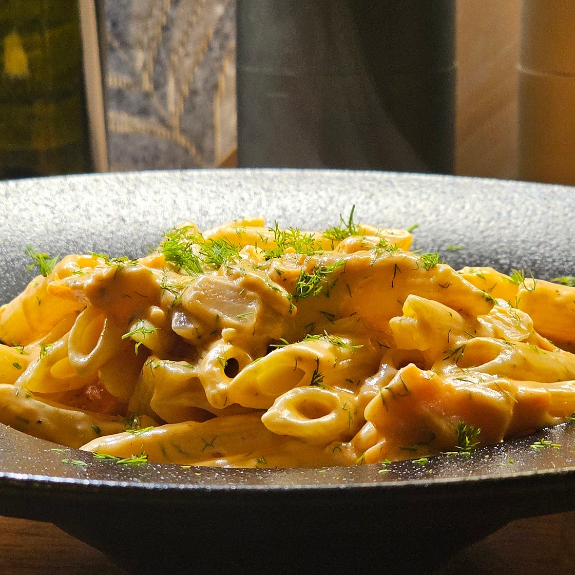 Penne with Smoked Salmon