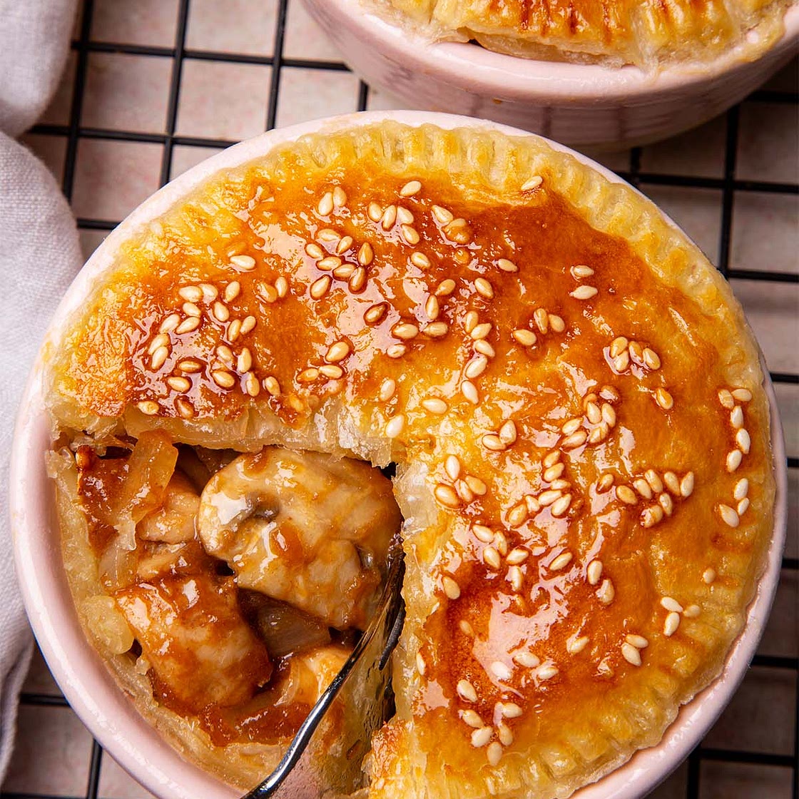 Easy AirFryer Chicken Pot Pie