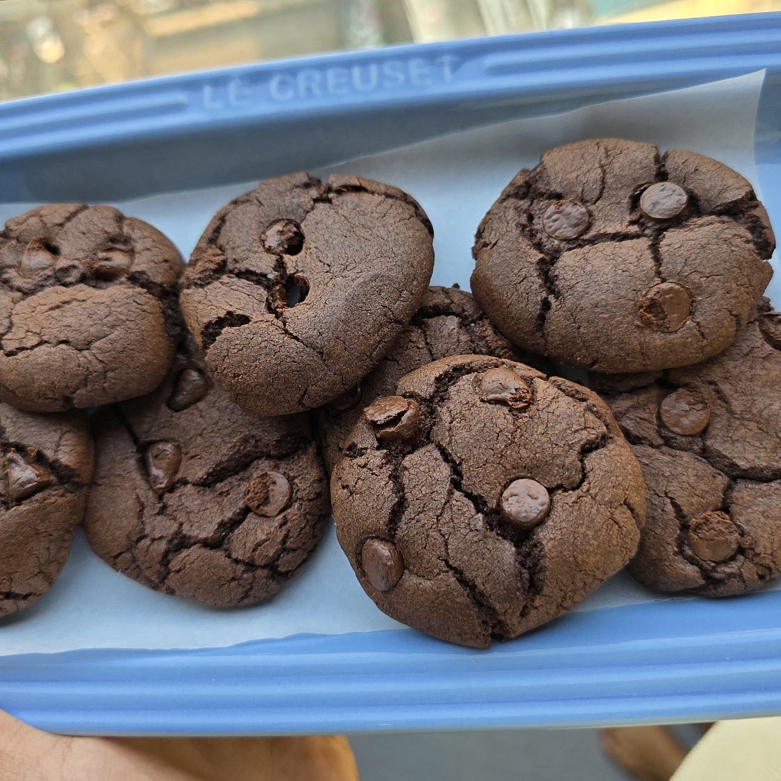 Fudgy Chocolate Brownie Cookies