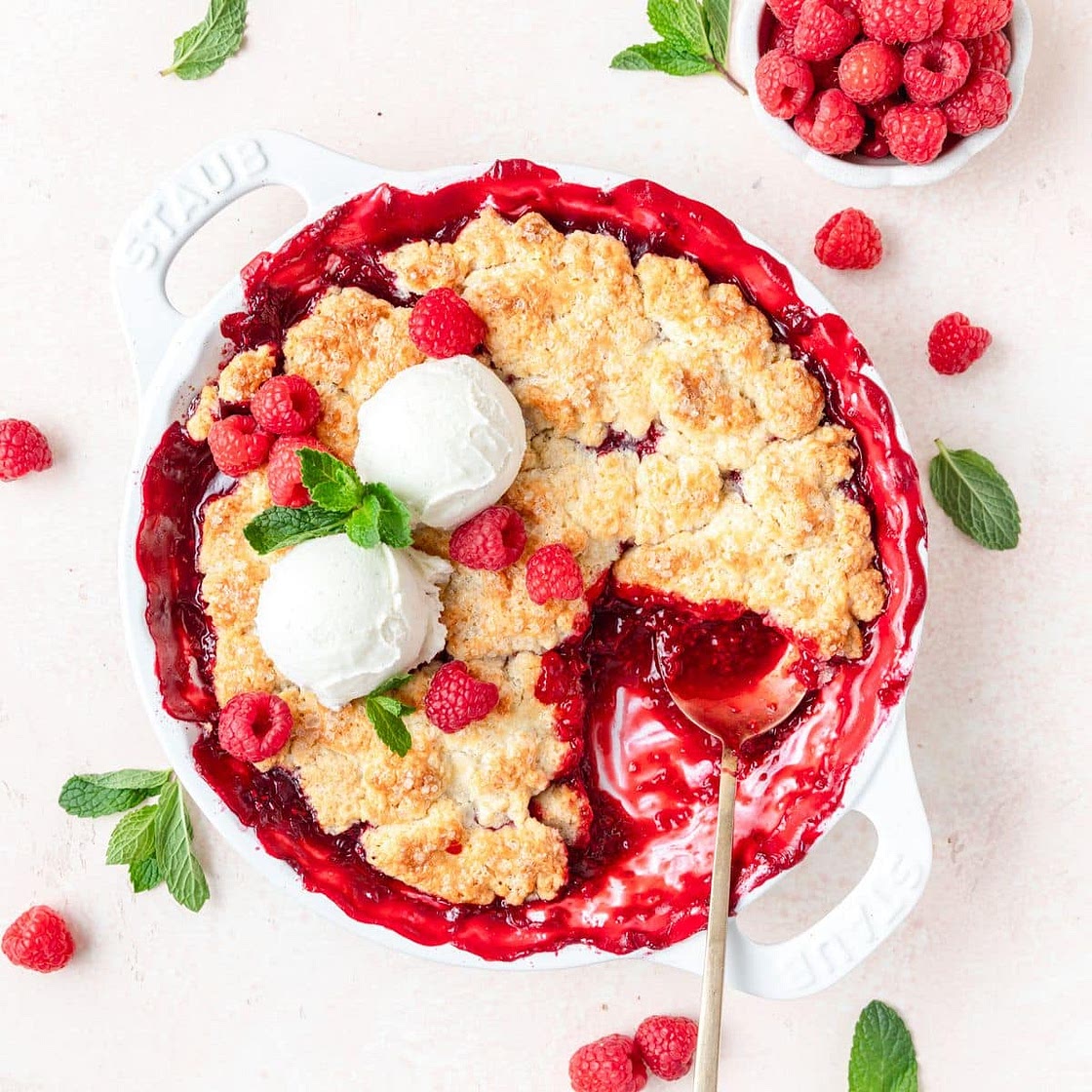 Raspberry Cobbler