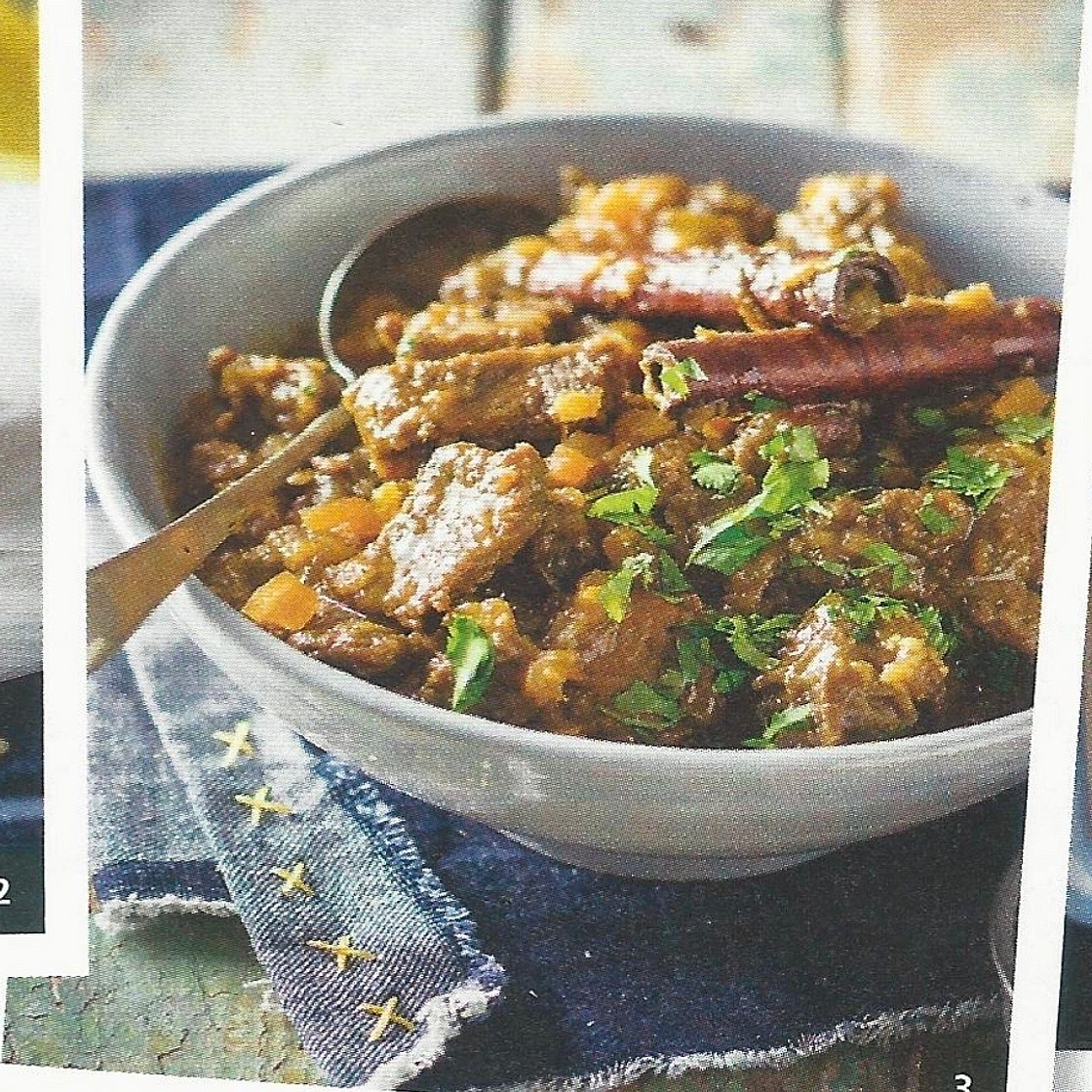 Fruity Spiced Beef Tagine