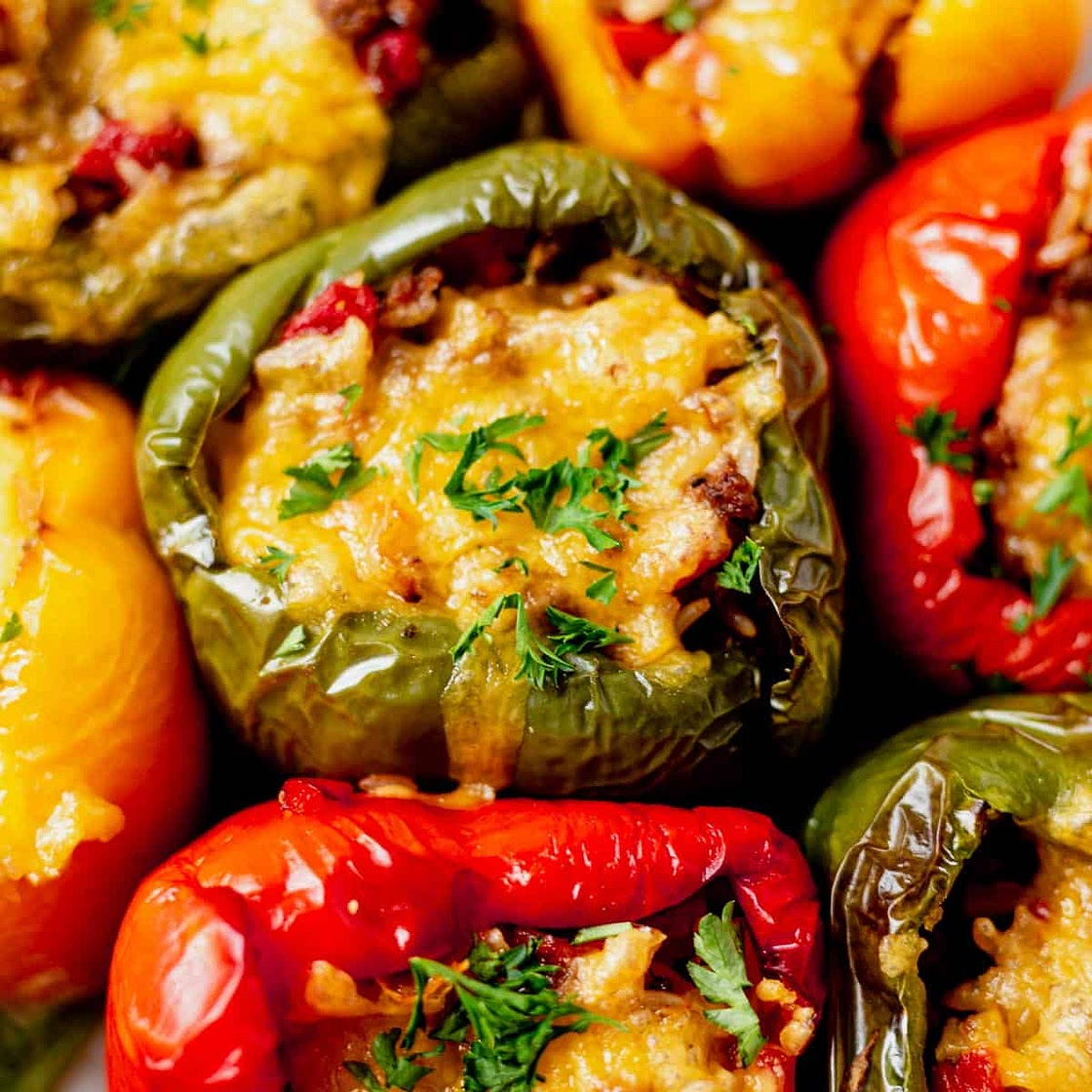Air Fryer Stuffed Peppers