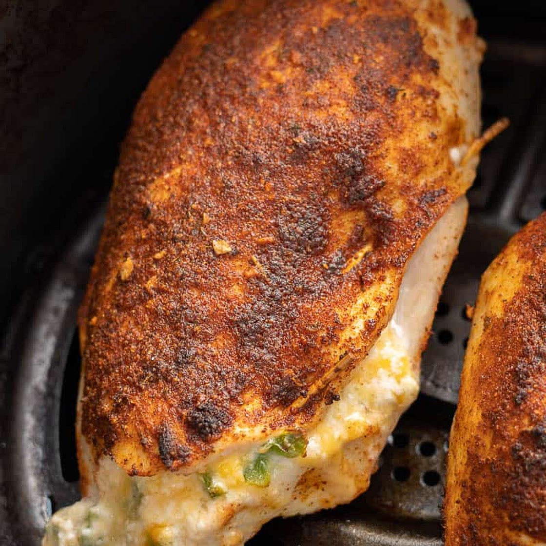 Air Fryer Stuffed Chicken Breast