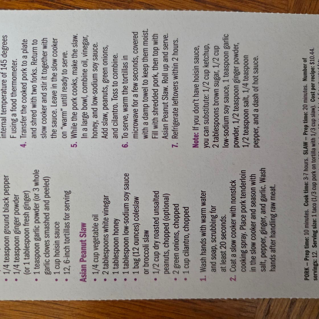 Slow Cooker Asian Pork