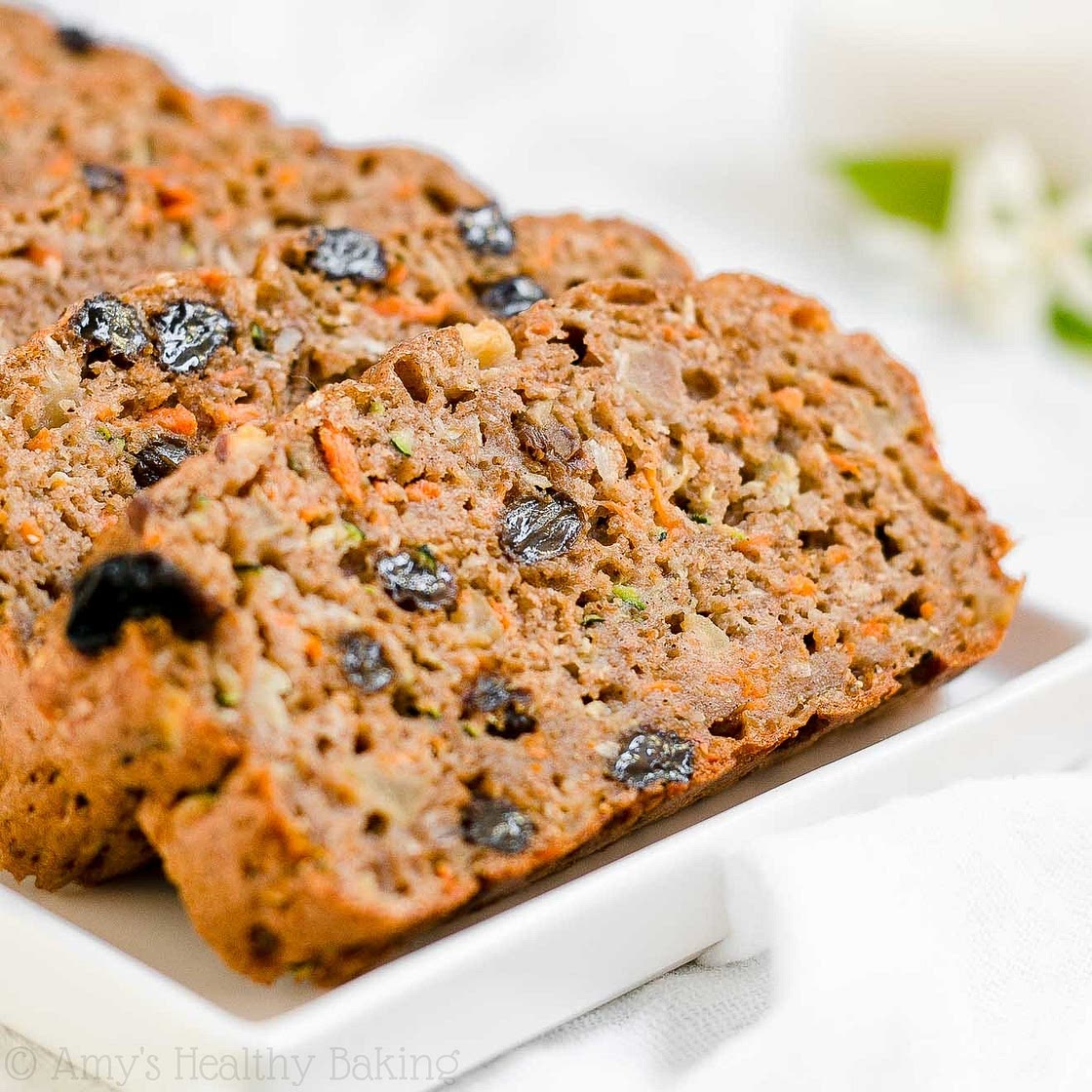 Healthy Morning Glory Zucchini Bread