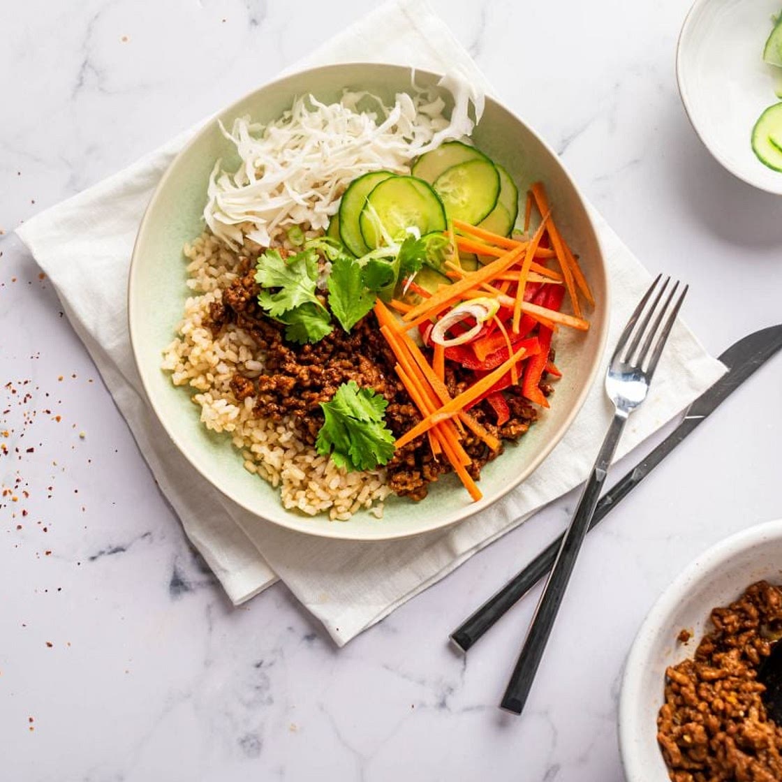 Ground Beef Bulgogi Bowls