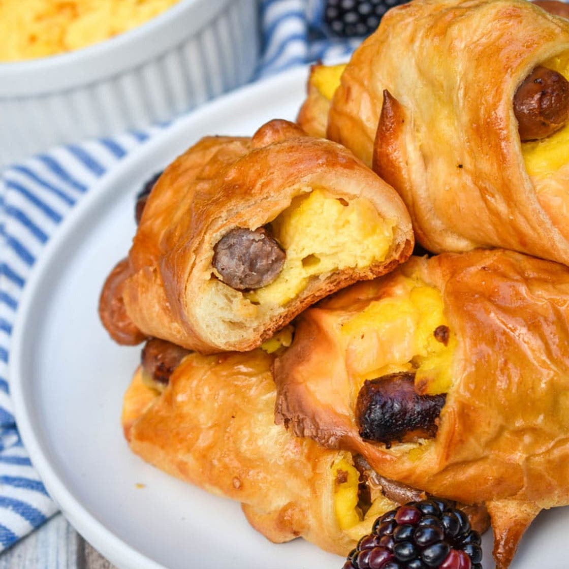 Sausage Egg And Cheese Breakfast Crescent Rolls
