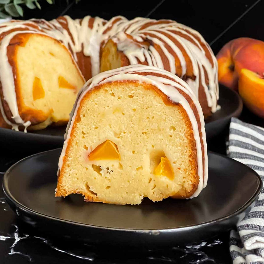 Peach Pound Cake Recipe