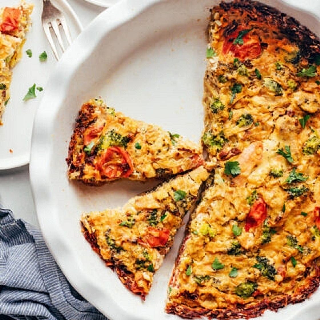 Simple Vegan + Gluten Free Quiche