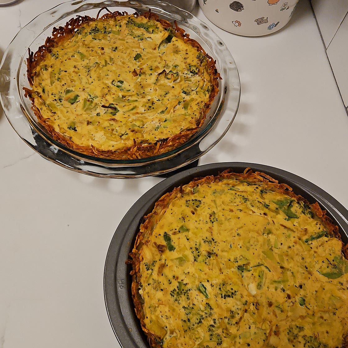 Simple Vegan + Gluten Free Quiche