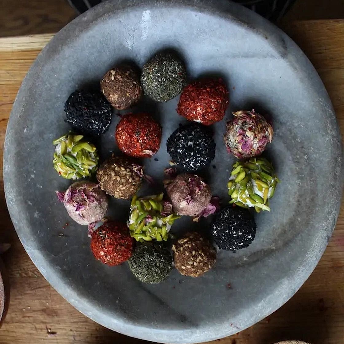 Labneh Balls - Salty and Sweet