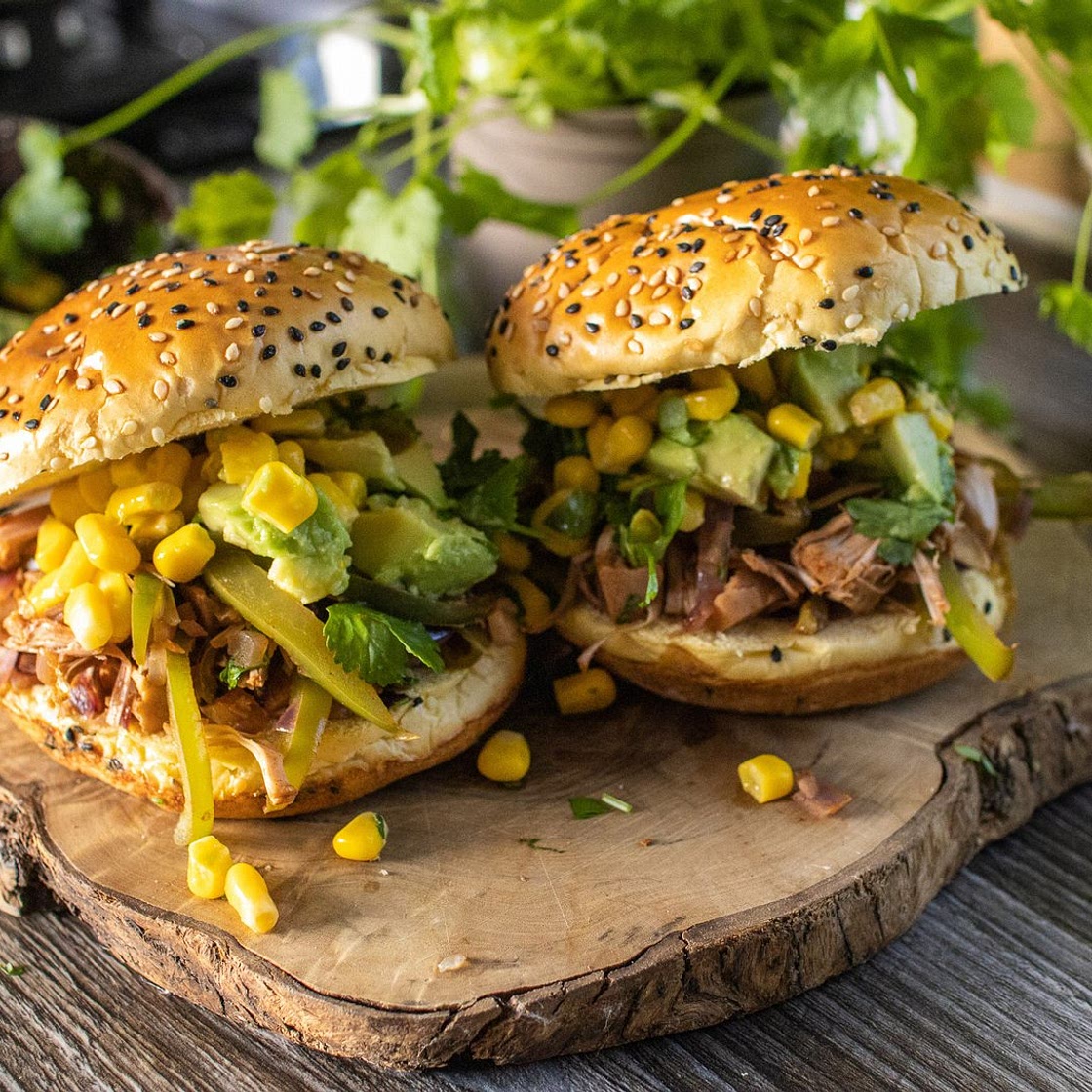 Vegan Jackfruit Burger