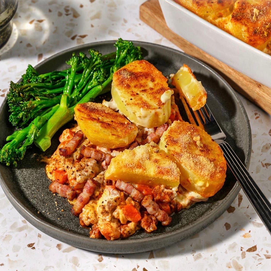 Anushka’s Dauphinoise Topped Cottage Pie