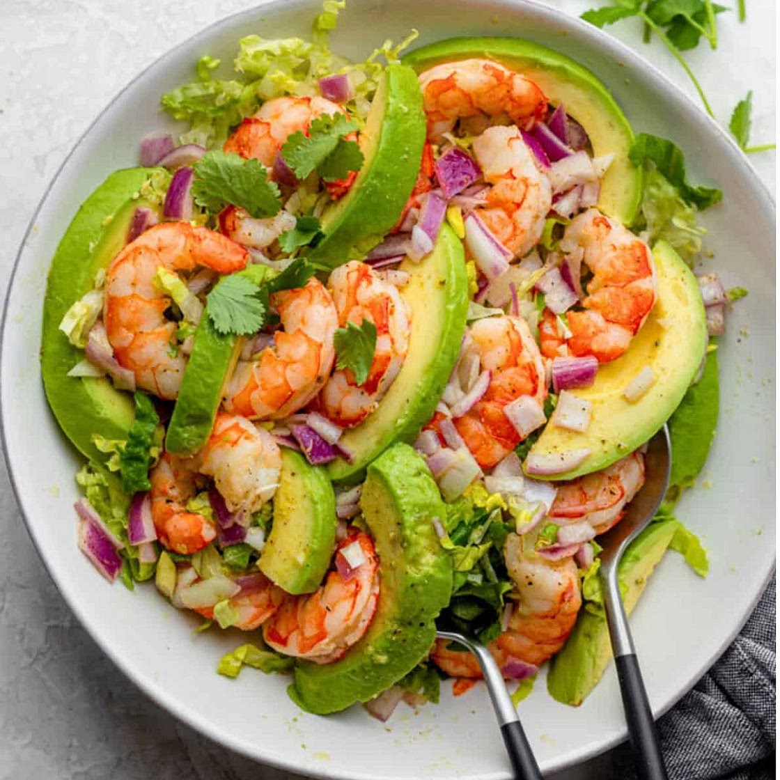 Shrimp avocado salad