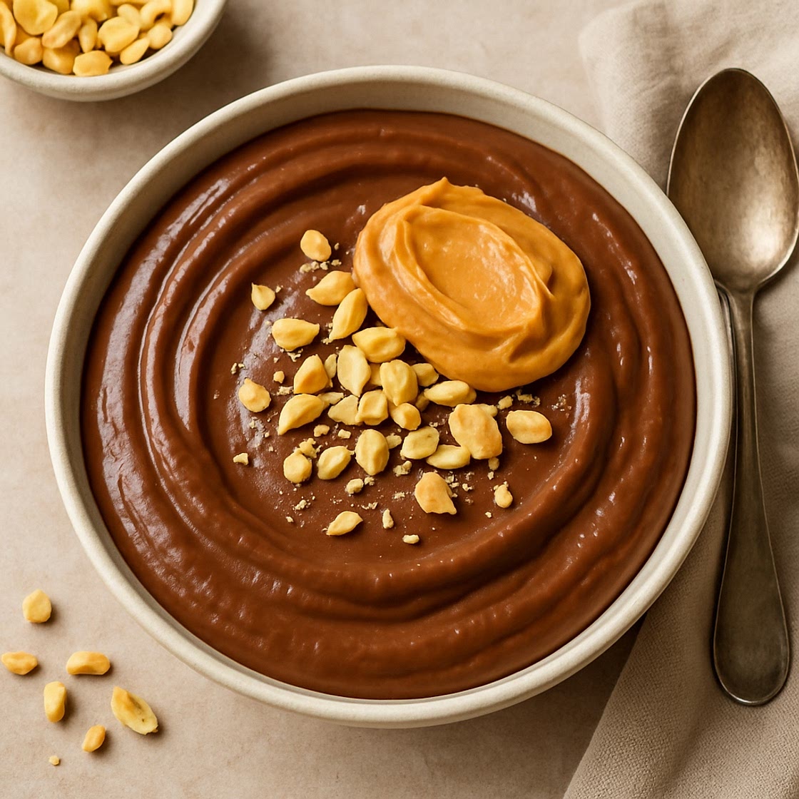 Chocolate Peanut Butter Tofu Pudding