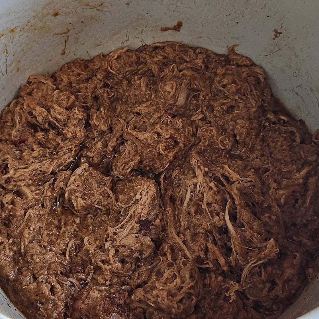 Crockpot Bacon/Bourbon Pulled Pork