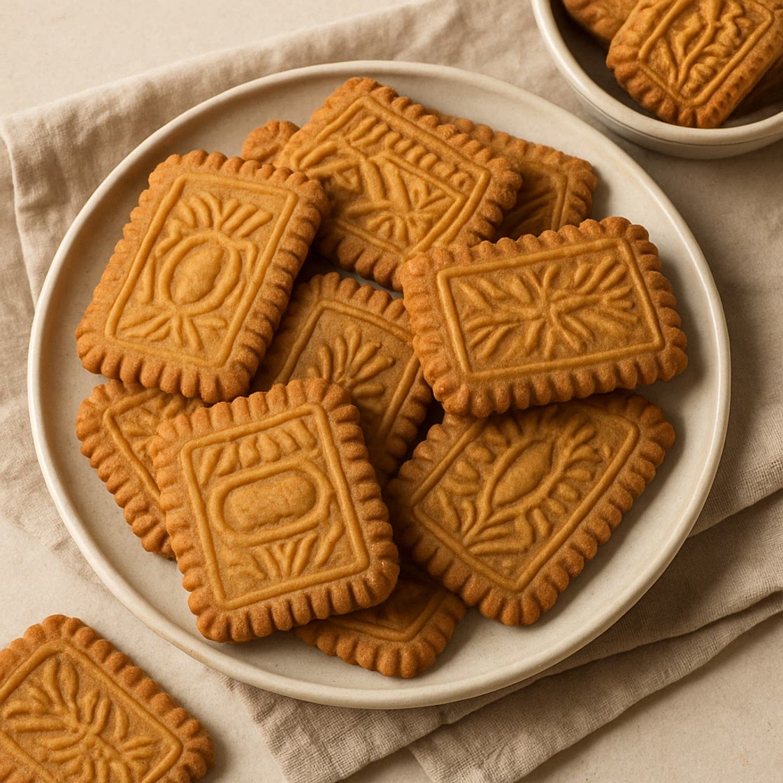 Homemade Biscoff-Style (Speculoos) Cookies
