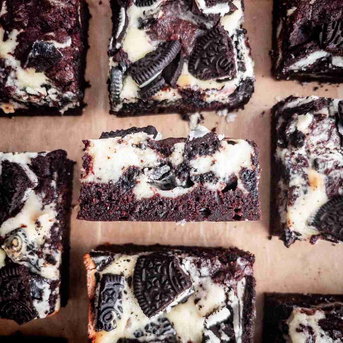 Cheesecake Oreo Brownies