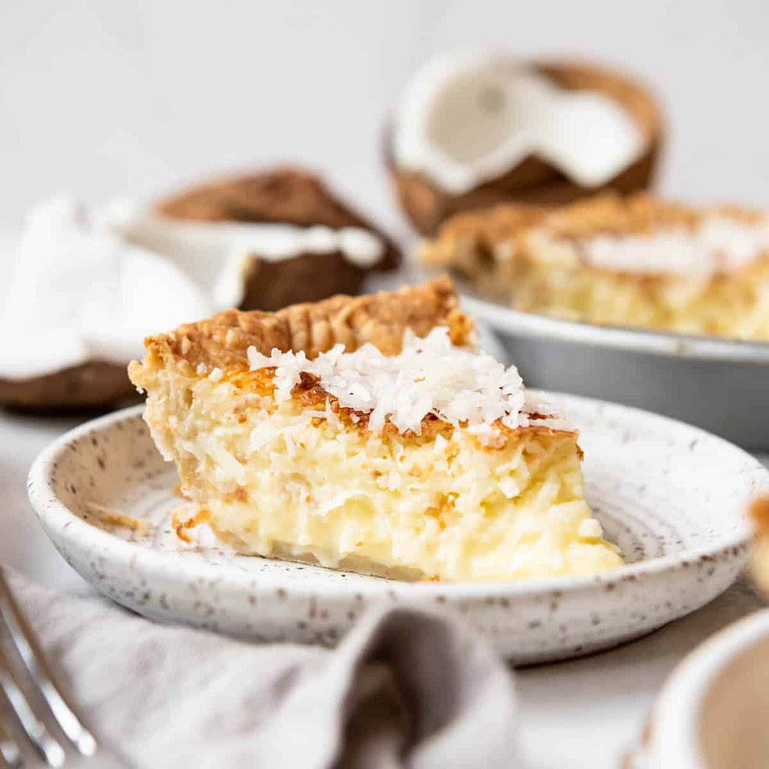 Coconut Custard Pie Recipe