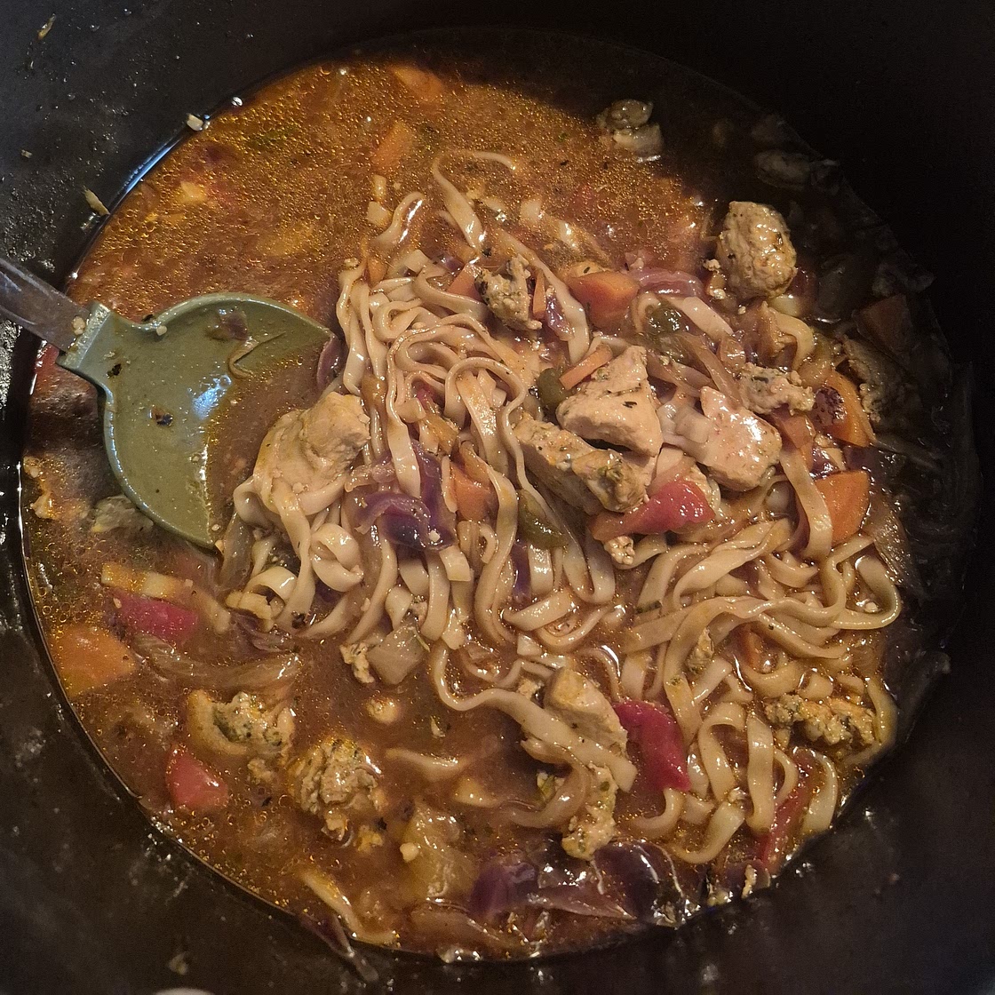 Keto Thai Noodle Soup