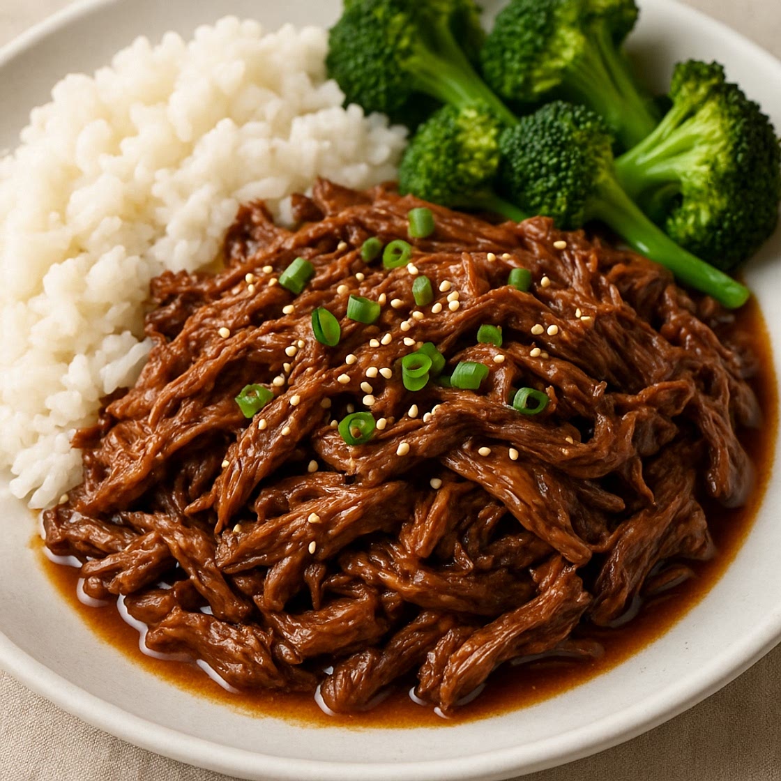 Honey Garlic Shredded Beef