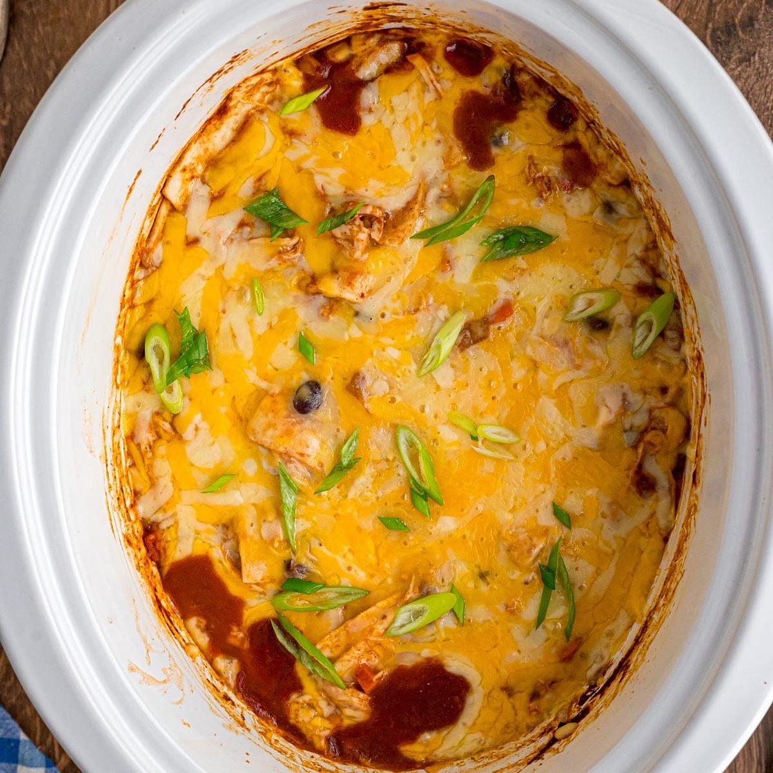 Crock Pot Enchilada Casserole