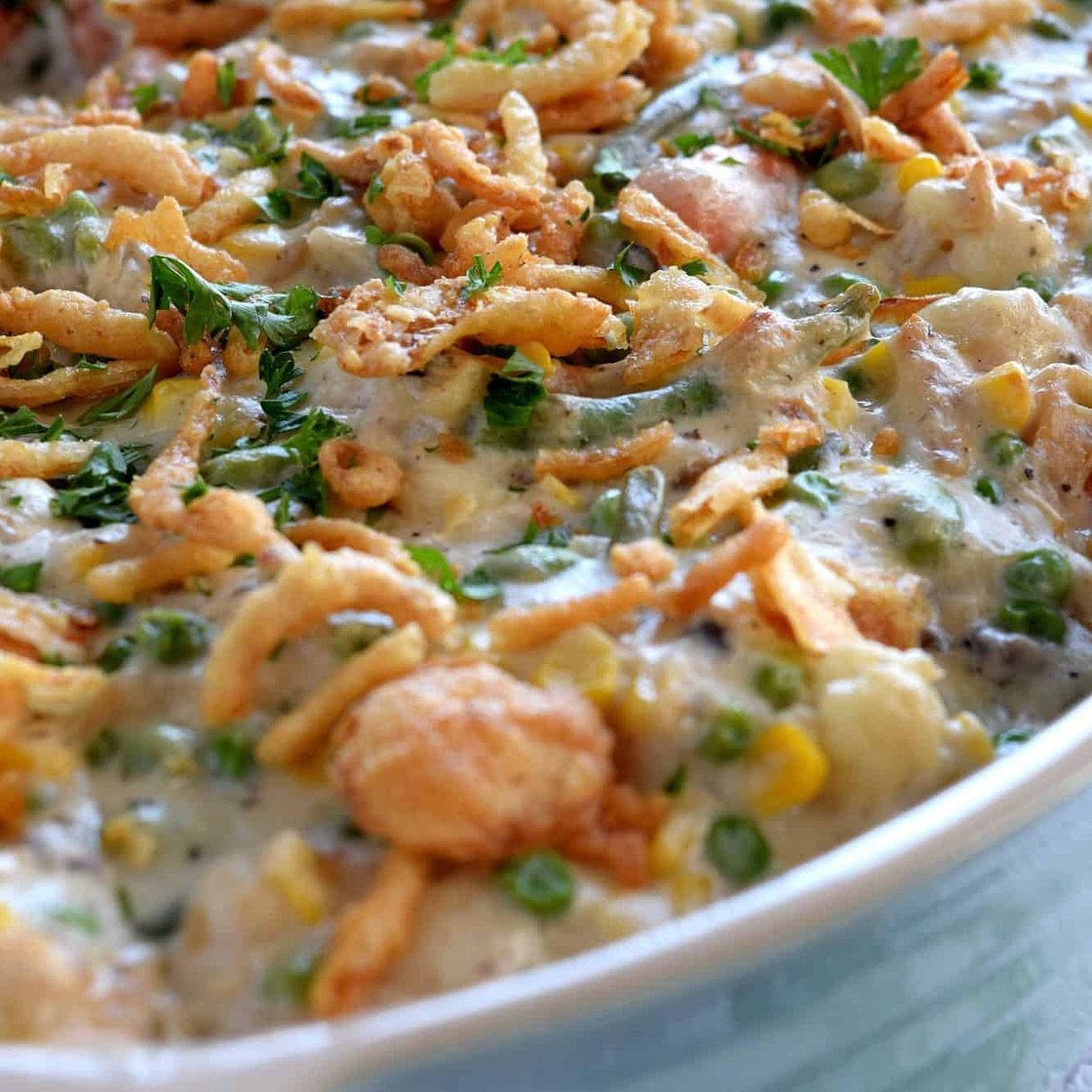 Make Ahead Creamy Vegetable Casserole