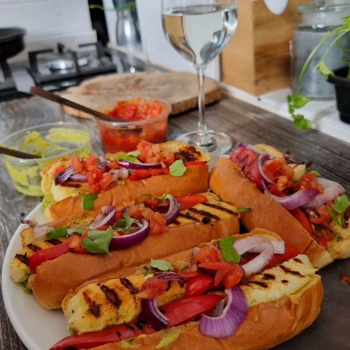 Halloumi Hot Dogs
