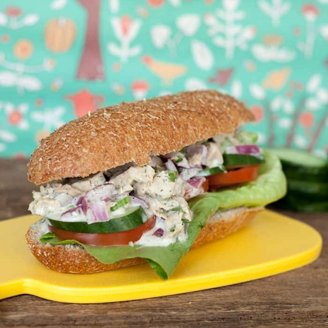 Vegan Chicken Salad Sandwich