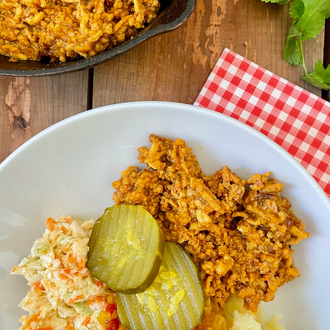 Vegan Shredded BBQ Tofu with South Carolina Style Mustard Sauce
