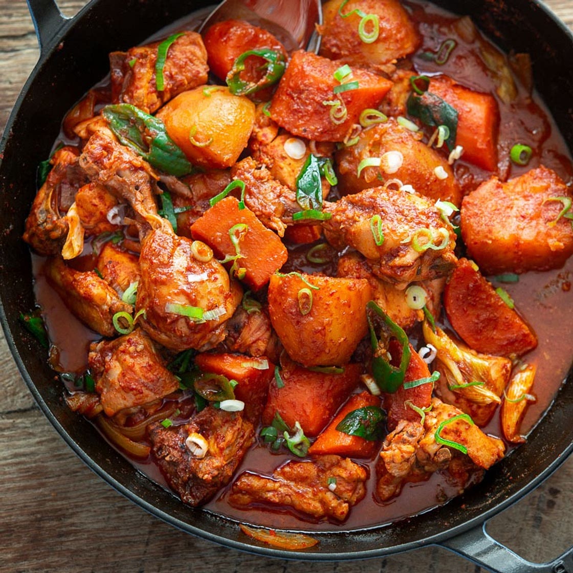 Dakdoritang (Korean Spicy Chicken Stew)