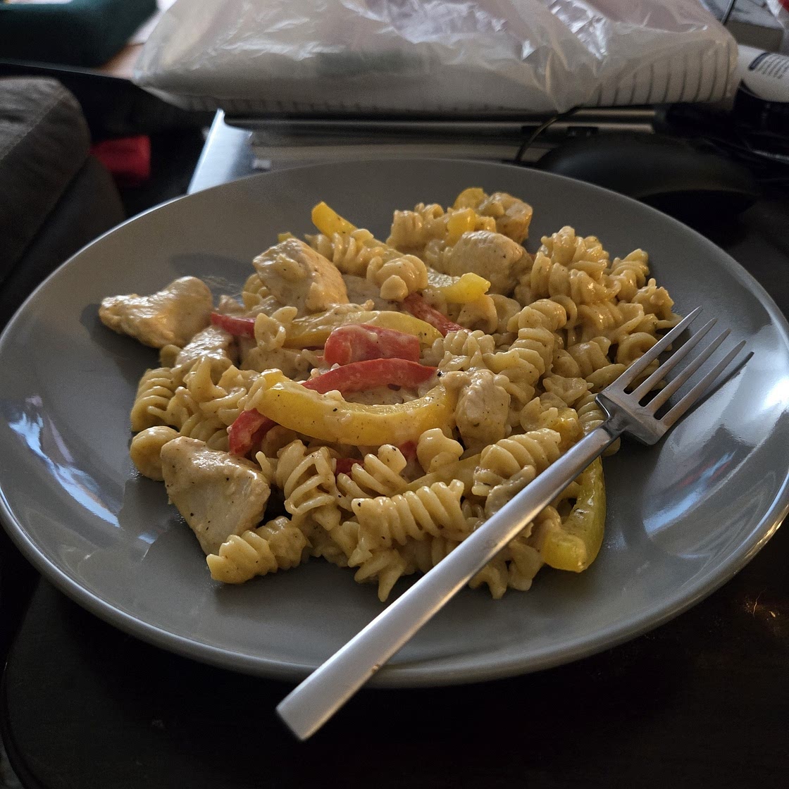 Creamy Chicken Fajita Pasta