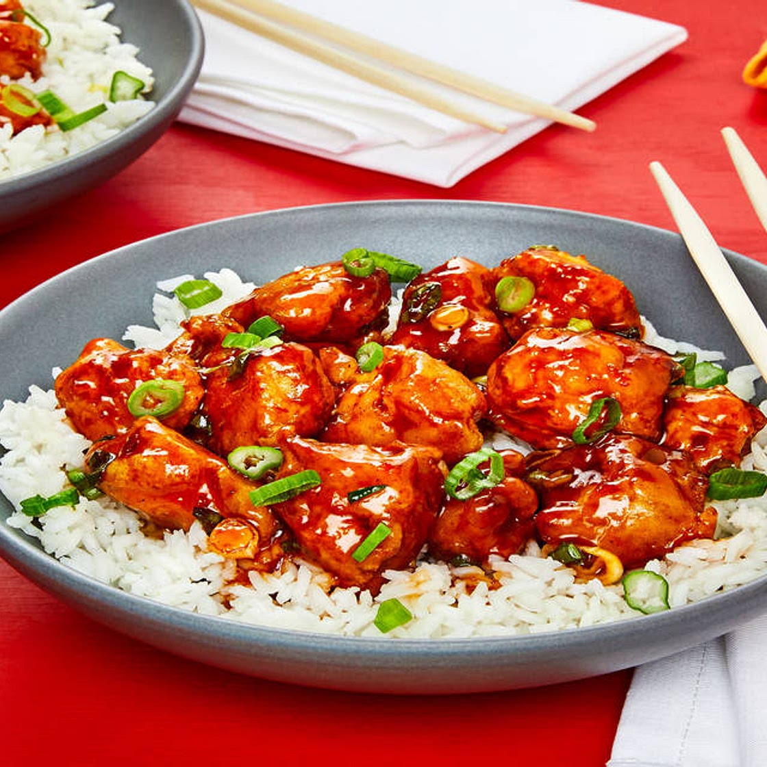 Orange Chicken with Jasmine Rice