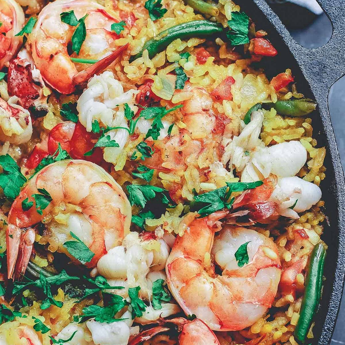 Easy Seafood Paella Recipe