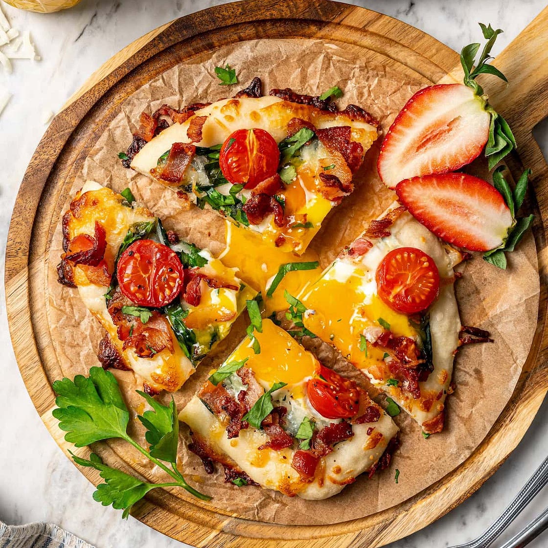 Breakfast Pizza (Packed With Protein!)