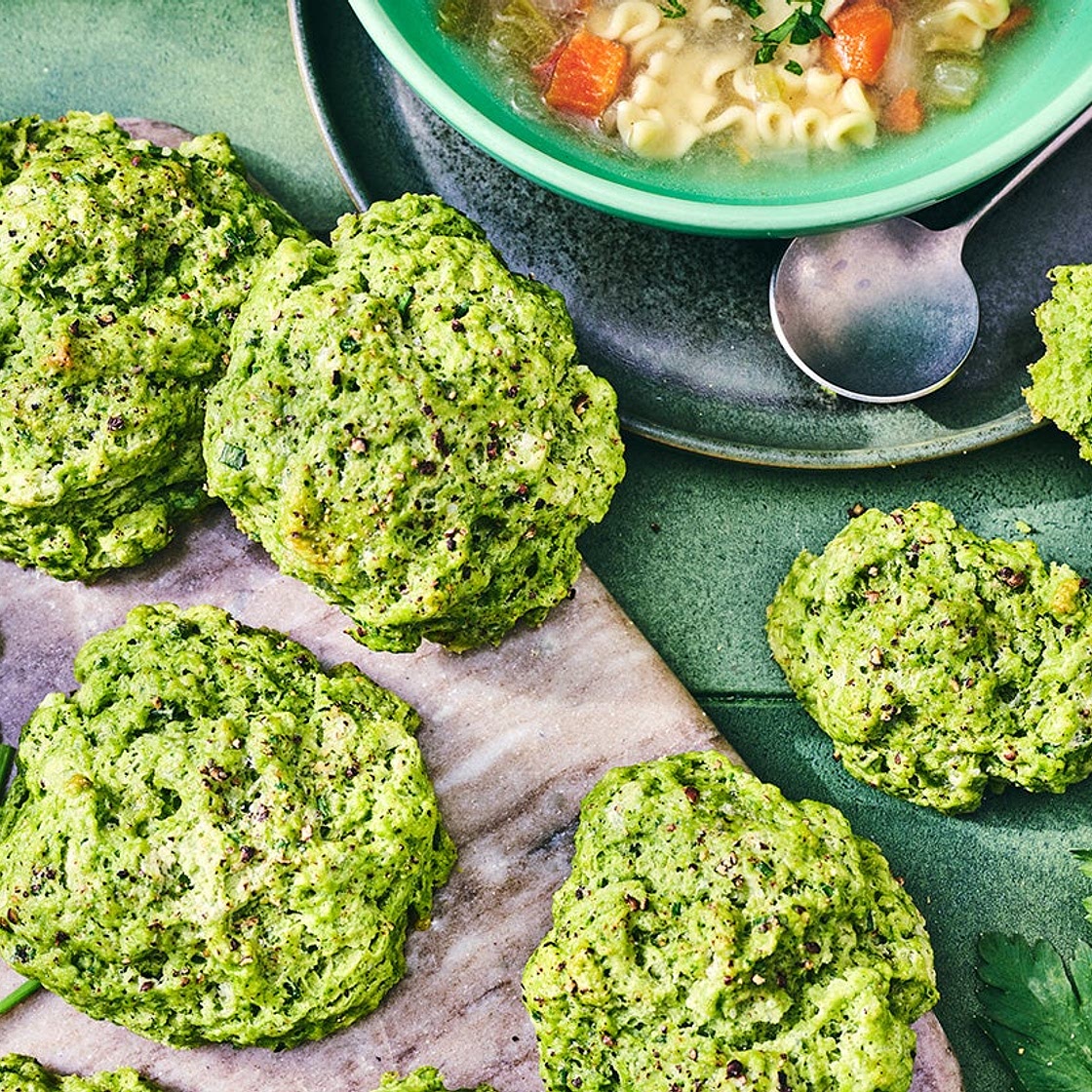 Green Goddess Herb Biscuits