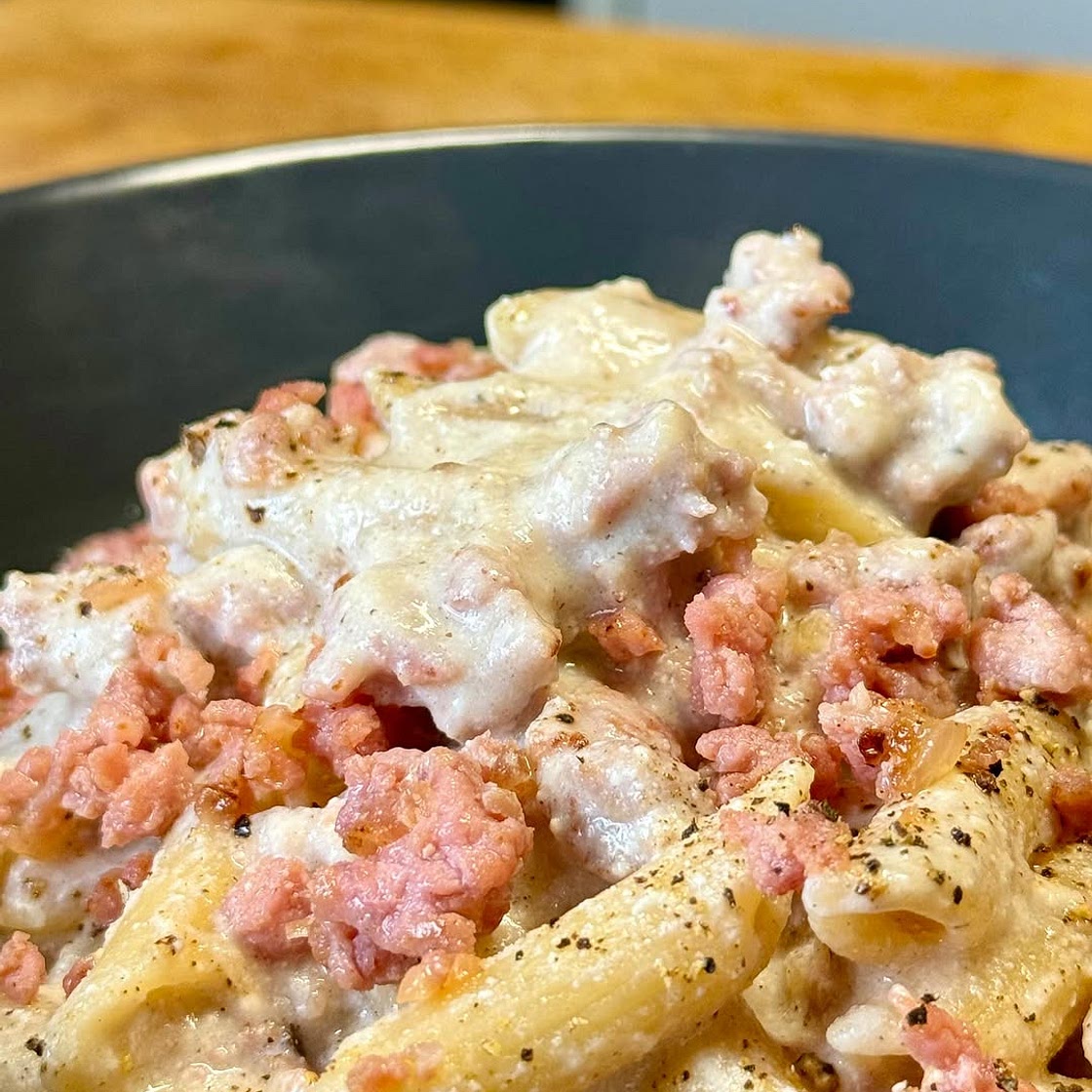 PASTA ALLA NORCINA 🍝 con ricotta di pecora