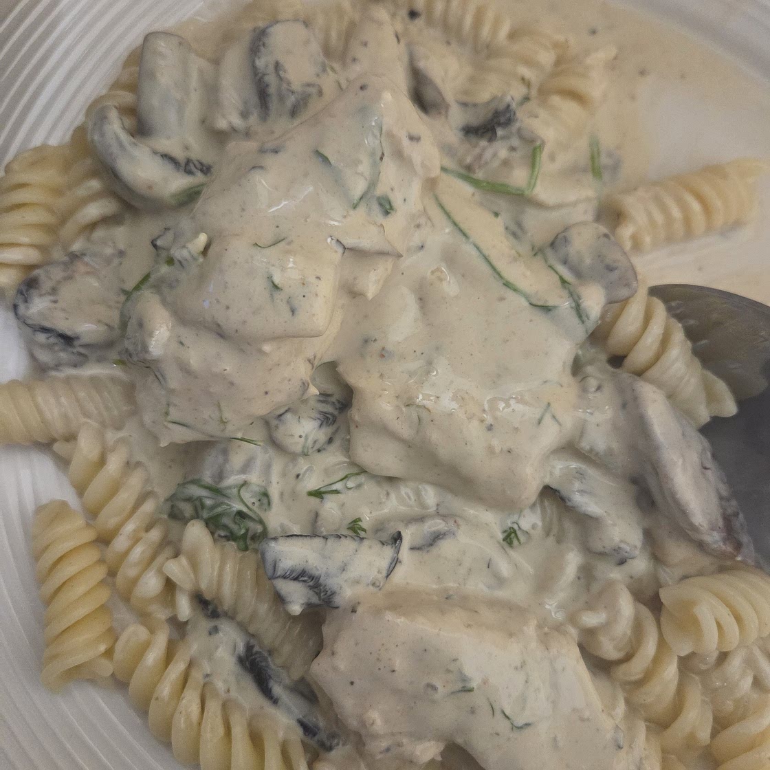 Creamy Garlic Parmesan Mushroom Chicken