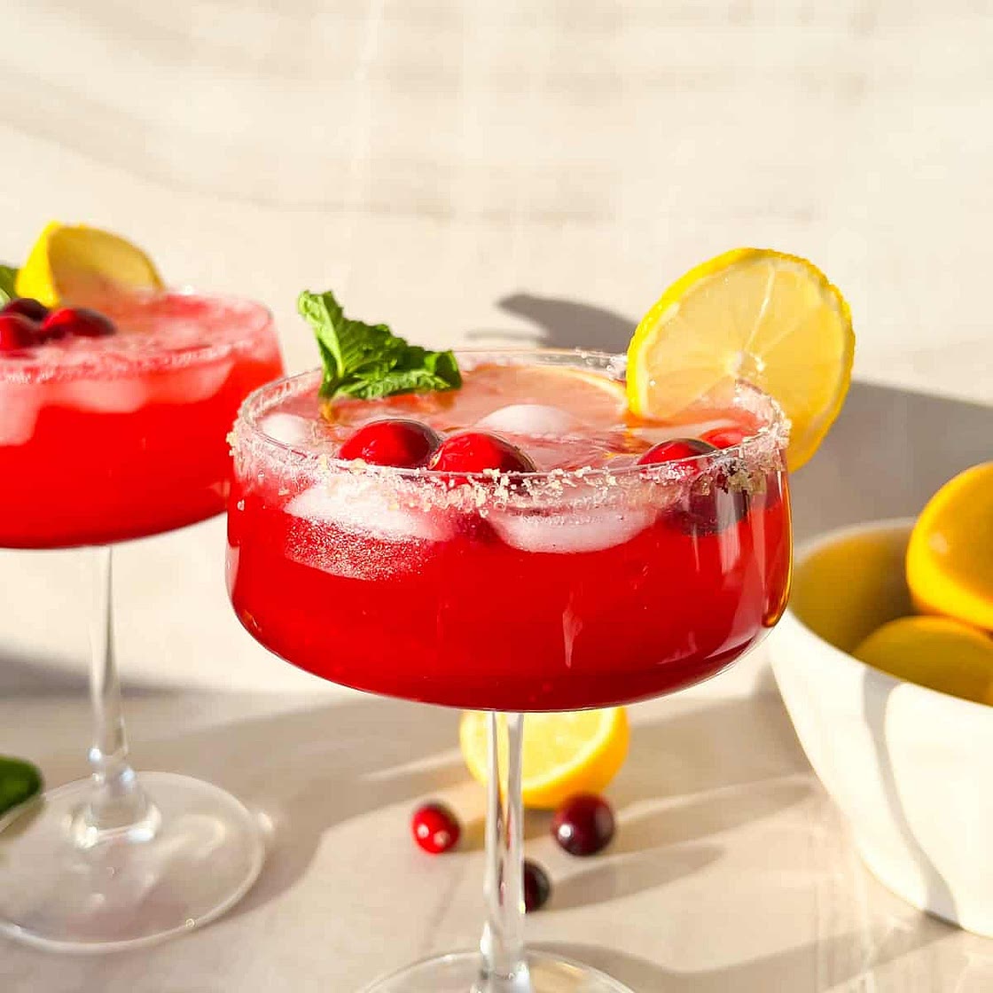 Cranberry Ginger Beer Mocktail