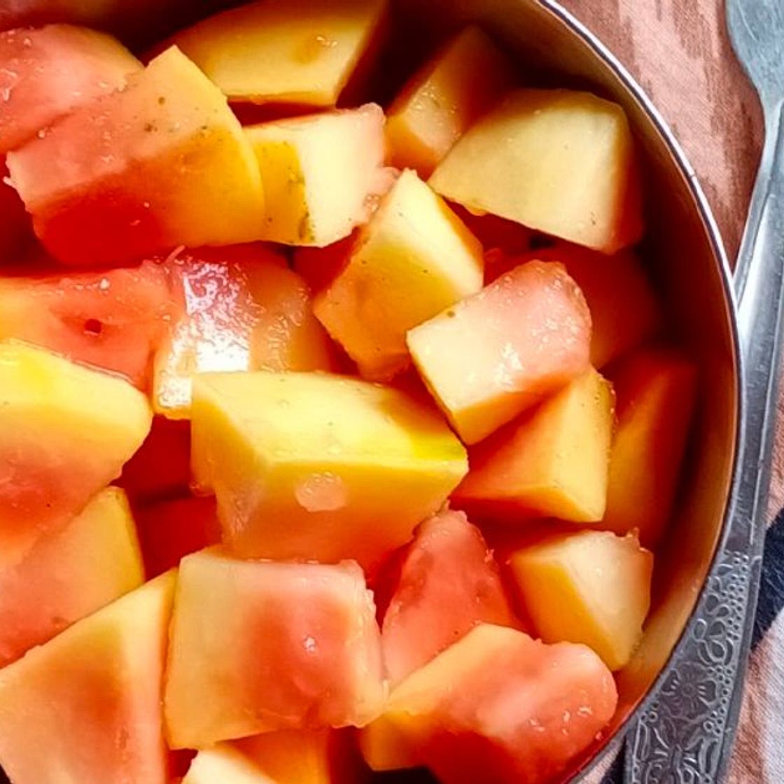 पपीता चाट (papita chaat recipe in Hindi)