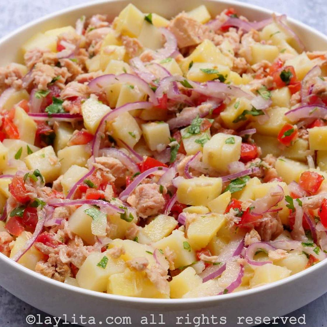 Ecuadorian Tuna Potato Salad (Ensalada de papa y atún)