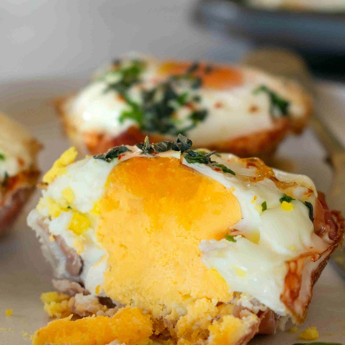 Delicious Prosciutto Egg Cups