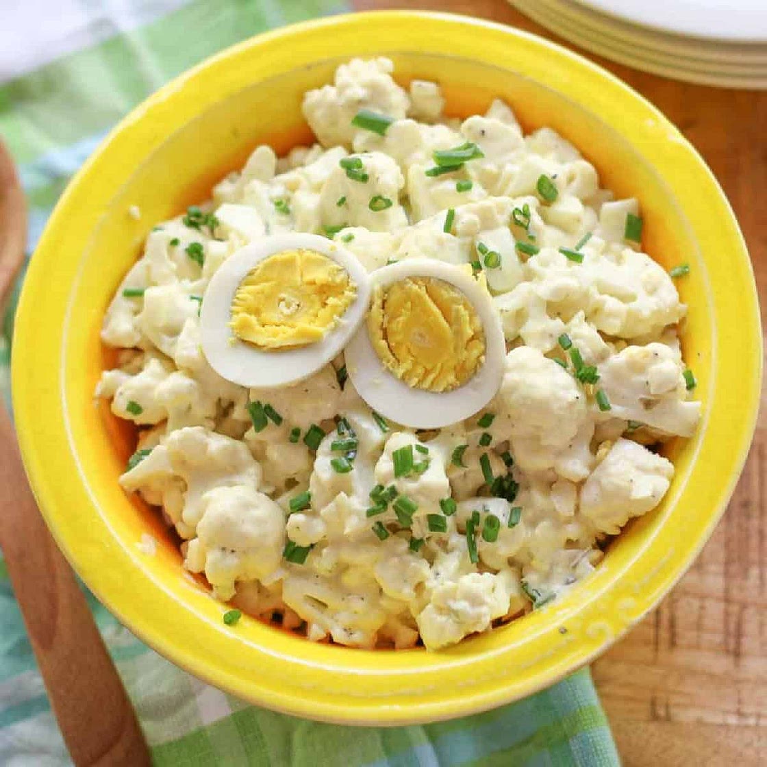 Cauliflower "Potato Salad" that Tastes Like the Real Thing
